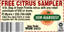 Discount Coupon for Sun Harvest Citrus